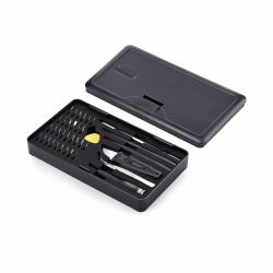 StarTech.com 40-Piece Computer Repair Toolkit for Laptop/PC/Electronics/Phone, 30-Bit Precision Screwdriver Set, Removable Lid with Magnetic Pad, Prying Tools 