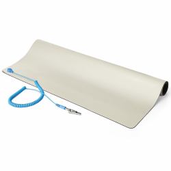 StarTech.com Anti Static Mat, ESD Mat for Electronics Repair, Anti Static Table/Desk Mat w/Detachable Grounding Wire, ANSI/ESD S 4.1, Flexible Thermoplastic Work Pad/Mat, 23x47 in [60x120cm] 