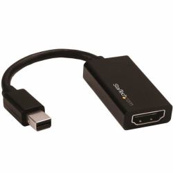 StarTech.com Mini DisplayPort to HDMI Adapter - Active mDP 1.4 to HDMI 2.0 Video Converter - 4K 60Hz - Mini DP or Thunderbolt 1/2 Mac/PC to HDMI Monitor/TV/Display - mDP to HDMI Dongle 