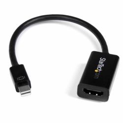 StarTech.com Mini DisplayPort to HDMI Adapter - Active mDP to HDMI Video Converter - 4K 30Hz - Mini DP or Thunderbolt 1/2 Mac/PC to HDMI Monitor/TV/Display - mDP 1.2 to HDMI Adapter Dongle 