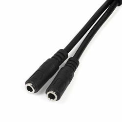 StarTech.com Headset adapter for headsets with separate headphone / microphone plugs - 3.5mm 4 position to 2x 3 position 3.5mm M/F 