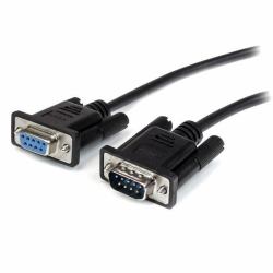 StarTech.com 1m Black Straight Through DB9 RS232 Serial Cable - M/F 