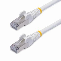 StarTech.com 10m White CAT8 Ethernet Cable, Snagless RJ45, 25G/40G, 2000MHz, 100W PoE++, S/FTP, 26AWG Pure Bare Copper Wire, LSZH, Shielded Network Patch Cord w/Strain Reliefs, Individually Tested 