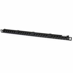 StarTech.com 24 Port 0.5U Cat5e Patch Panel - RJ45 Ethernet Rackmount Cat 5e 110 Patch Panel 