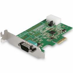 StarTech.com 1-port PCI Express RS232 Serial Adapter Card - PCIe RS232 Serial Host Controller Card - PCIe to Serial DB9 - 16950 UART - Low Profile Expansion Card - Windows & Linux - TAA 