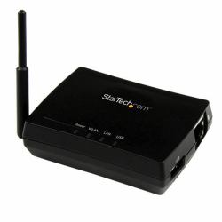 StarTech.com 1 Port USB Wireless-N 150Mbps AirPrint Server - 802.11b/g/n 