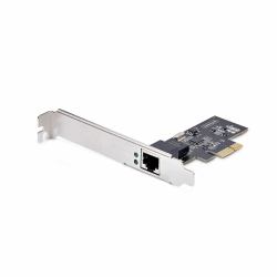 StarTech.com 1-Port 2.5Gbps NBASE-T PCIe Network Card, Intel® I225-V, Single-Port Computer Network Card, Ethernet MultiGigabit NIC, PCI Express Server LAN Card 