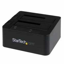 StarTech.com Dual-Bay USB 3.0 / eSATA to SATA Hard Drive Docking Station, USB Hard Drive Dock, External 2.5/3.5" SATA I/II/III SSD/HDD Docking Station, Hot-Swap Hard Drive Bays, Top-Loading 
