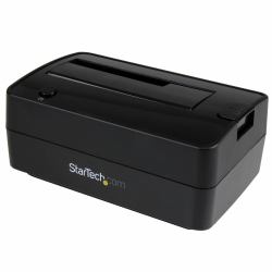 StarTech.com Single Bay USB 3.1 / eSATA to SATA Hard Drive Docking Station, USB 3.1 [10 Gbps] Hard Drive Dock, External 2.5/3.5" SATA III HDD/SSD Docking Station, Top-Loading Hard Drive Bay 