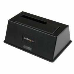 StarTech.com Single Bay USB 3.0 to SATA Hard Drive Docking Station, USB 3.0 [5 Gbps] Hard Drive Dock, External 2.5/3.5" SATA I/II/III HDD/SSD Docking Station, Top-Loading Hard Drive Bay 