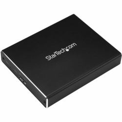StarTech.com Dual-Slot Drive Enclosure for M.2 SATA SSDs - USB 3.1 [10Gbps] - RAID 