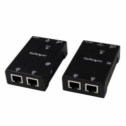 StarTech.com HDMI Over CAT5e/CAT6 Extender with Power Over Cable - 165 ft [50m] 