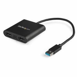 StarTech.com USB 3.0 to Dual HDMI Adapter, USB to 2x HDMI Monitor Converter for Windows [no support for macOS/ChromeOS/Linux] - TAA 
