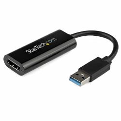 StarTech.com USB 3.0 to HDMI Adapter, USB to HDMI Monitor Converter for Windows, 1080P [no support for macOS/ChromeOS/Linux] - TAA 