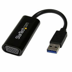 StarTech.com USB 3.0 to VGA Adapter, USB to VGA Monitor Converter for Windows, Slim [no support for macOS/ChromeOS/Linux] - TAA 