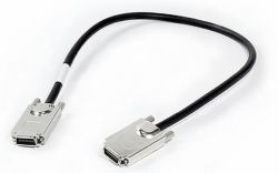 Synology Cable Infiniband InfiniBand/fibre optic cable 0.63 m SATAx4 Black, Brushed steel 