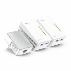 TP-Link TL-WPA4220T KIT PowerLine network adapter 300 Mbit/s Ethernet LAN Wi-Fi White 3 pc[s] 