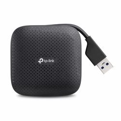 TP-Link UH400 interface hub USB 3.2 Gen 1 [3.1 Gen 1] Type-A 5000 Mbit/s Black 