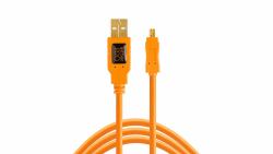 Tether Tools CU8015-ORG USB cable USB 2.0 4.6 m USB A Mini-USB B Orange 