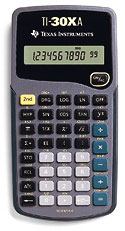 Texas Instruments TI-30XA calculator Pocket Scientific Grey 
