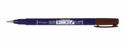Tombow Fudenosuke calligraphy pen Brown 1 pc[s] 