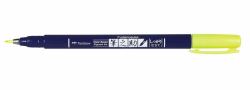 Tombow Fudenosuke calligraphy pen Yellow 1 pc[s] 