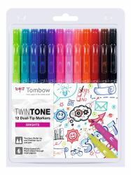 Tombow WS-PK-12P-1 felt pen Multi Multicolour 12 pc[s] 