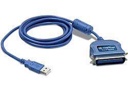 Trendnet TU-P1284 parallel cable Blue 2 m 