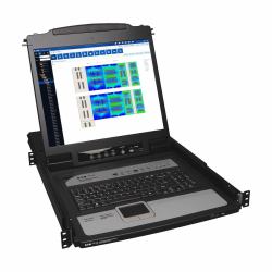 Tripp Lite B020-U16-19-IP NetDirector 16-Port 1U Rack-Mount Console IP KVM Switch with 19 in. LCD 