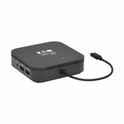 Tripp Lite MTB3-DOCK-04 Thunderbolt 3 Dual Monitor Docking Station - 8K/30Hz DisplayPort, 4K/60Hz HDMI, USB 3.1 Gen 2, GbE, 60W PD Charging - Black 