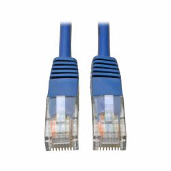 Tripp Lite N002-010-BL Cat5e 350 MHz Molded [UTP] Ethernet Cable [RJ45 M/M], PoE - Blue, 10 ft. [3.05 m] 