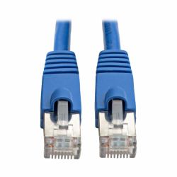 Tripp Lite N262-003-BL Cat6a 10G Snagless Shielded STP Ethernet Cable [RJ45 M/M], PoE, Blue, 3 ft. [0.91 m] 