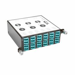 Tripp Lite N484-3M8-LC12 40/100Gb Breakout Cassette, 40Gb to 4 x 10Gb, 100Gb to 4 x 25Gb, [x3] 8-Fiber MTP/MPO to [x12] LC Duplex, Type-B Polarity 
