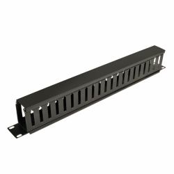 Tripp Lite SRCABLEDUCT1U SmartRack 1U Horizontal Cable Manager - Finger duct with cover 