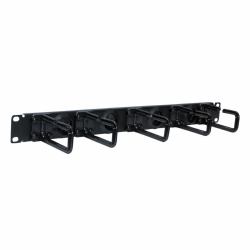 Tripp Lite SRCABLERING1U SmartRack 1U Horizontal Cable Manager - Flexible ring type 