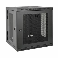 Tripp Lite SRW10US SmartRack 10U Low-Profile Switch-Depth Wall-Mount Small Rack Enclosure, Hinged Back 