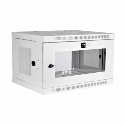 Tripp Lite SRW6UWG SmartRack 6U Low-Profile Switch-Depth Wall-Mount Mini Rack Enclosure, Clear Acrylic Window, White 