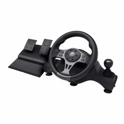 Trust GXT 289 Movi Black USB Steering wheel + Pedals Nintendo Switch, PlayStation 4, Xbox One S, Xbox One X, Xbox Series S, Xbox Series X 