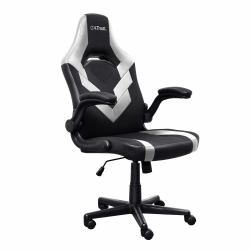 Trust GXT 703 Riye PC gaming chair Upholstered seat Black, White 