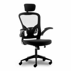 Urban Factory ERGO: SIMPLE ERGONOMIC ADJUSTABLE WORKING CHAIR BLACK 