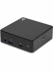 V7 Universal USB-C Docking Station w/ Dual HDMI, 3.5mm Combo Audio, Gigabit Ethernet, 3 x USB 3.1 ports and 85W PD 