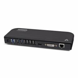 V7 UDDS2 laptop dock/port replicator Docking USB 2.0 Black 