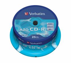 Verbatim CD-R AZO Crystal 700 MB 52x 25 pc[s] 