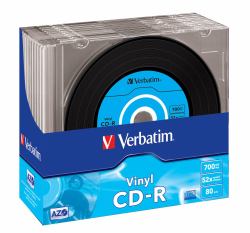 Verbatim CD-R AZO Data Vinyl 700 MB 52x 10 pc[s] 