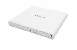 Verbatim Mobile DVD ReWriter USB 2.0 White 
