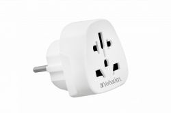 Verbatim World to Europe Adapter WTEU-02 Travel Plug 