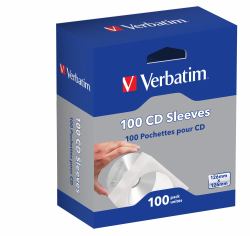 Verbatim CD Sleeves [Paper] 100pk 
