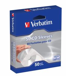 Verbatim CD Sleeves 50pk 