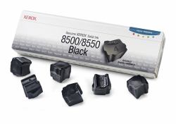 Xerox Genuine Phaser 8500 / 8550 Black Solid Ink [6,000 pages] - 108R00672 