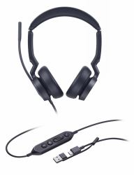 Yealink UH46 Dual Teams USB-C/A - Headset - Warranty: 12M